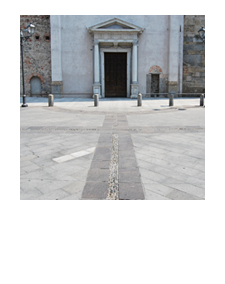 Square in Vimercate,Italy